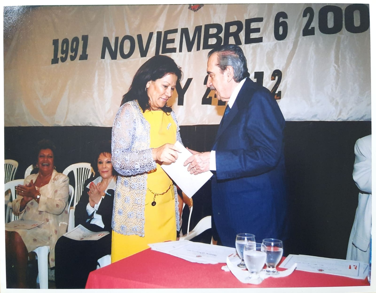 Con Raúl Alfonsín, aniversario de la Ley de Cupo Femenino